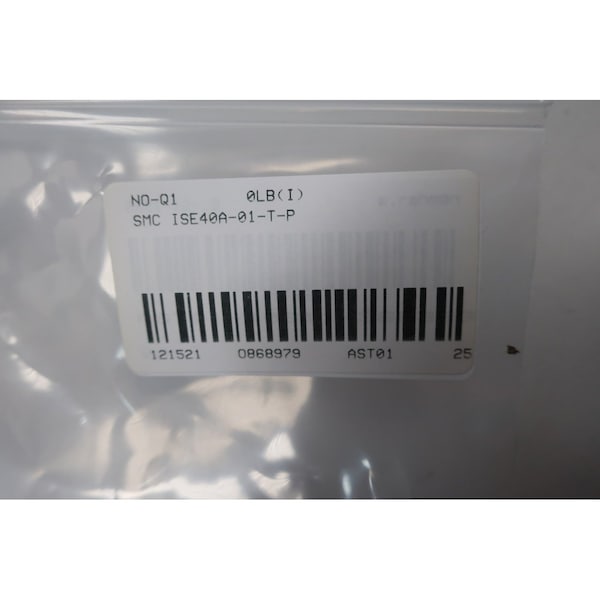Interruptor de presión Smc 14.5 a 145 psi 12-24V-DC - ISE40A-01-T-P