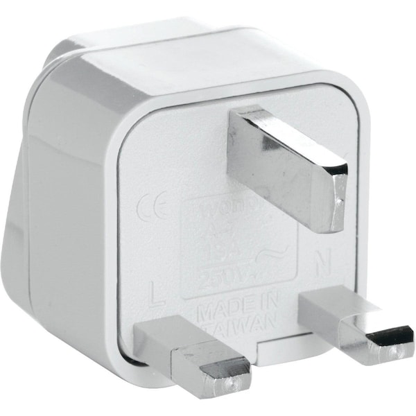 Conair 3-Blade Foreign Adapter Plug, England/Hong Kong/Africa - NWG135X