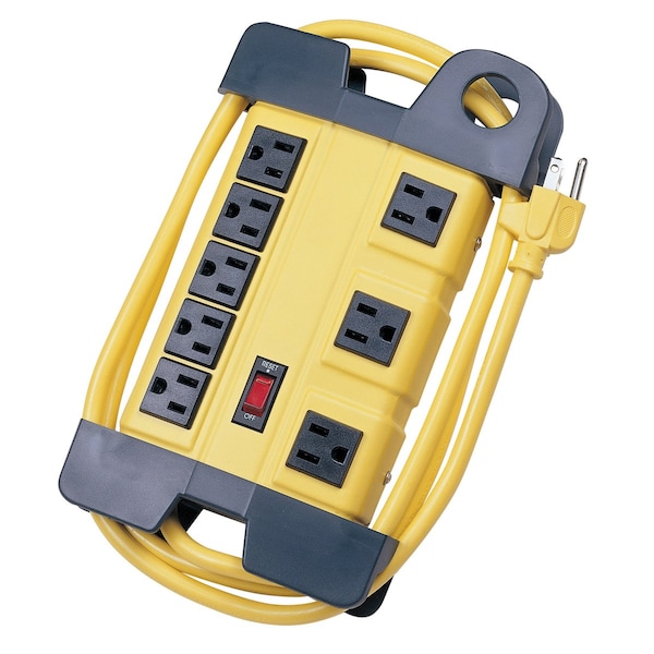 Hubbell Wiring Device-Kellems Surge Protection Plug Strips & Cord Sets HBL8PS350YL - HBL8PS350YL