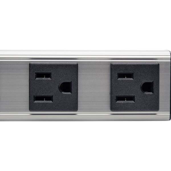 Tripp Lite Power Strip, 4-Outlet, 5-15P, 15ftcord - PS120406