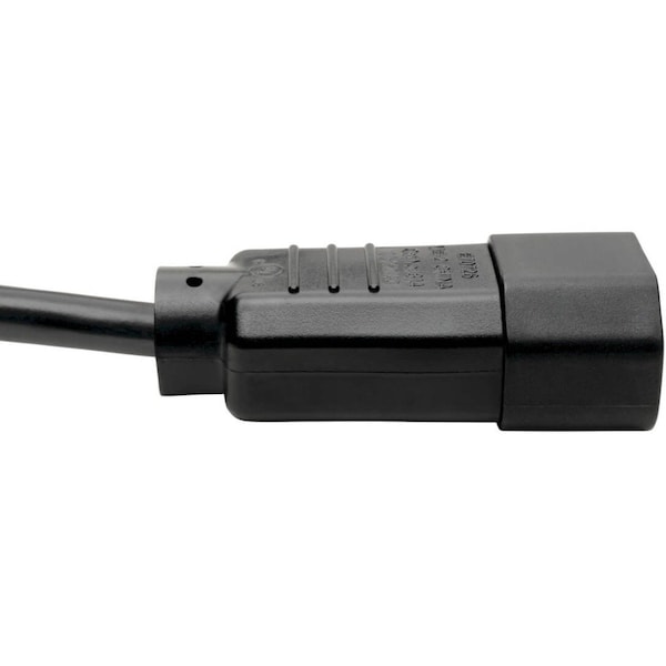 Tripp Lite Power Cord, C14 to LA C13, 10A, 18AWG, 2ft - P004-002-13LA