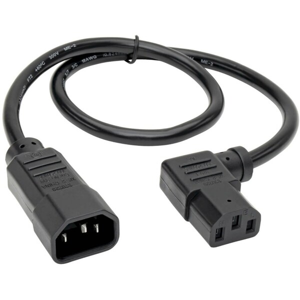 Tripp Lite Power Cord, C14 to LA C13, 10A, 18AWG, 2ft - P004-002-13LA