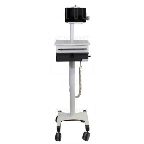 Ac Works up to 10FT 18/3 10A Medical Grade Coiled Cord to Locking IEC C13 - MD195-AL