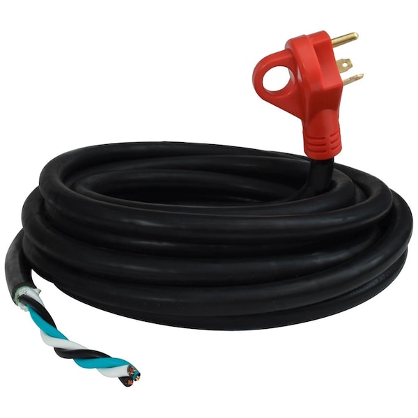 Valterra 30AMP RV NON-DETACHABLE POWER CORD 25FT - A10-3025END
