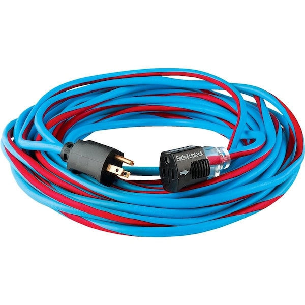Channellock Extension Cord, 12 AWG, 12/3, 100 ft - LKJTW123-100BR2