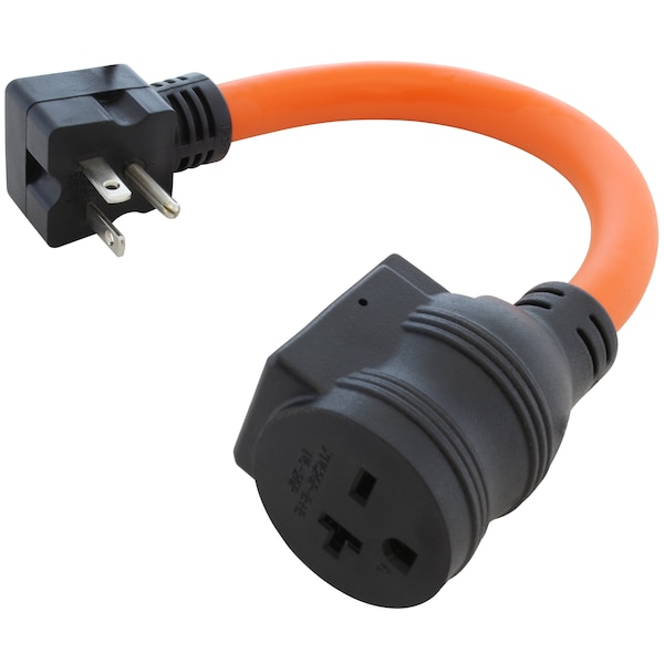 Ac Works 1FT Protective Extender NEMA 6-20P Plug to 6-15/20 Outlet with 20A Breaker - E620CB620