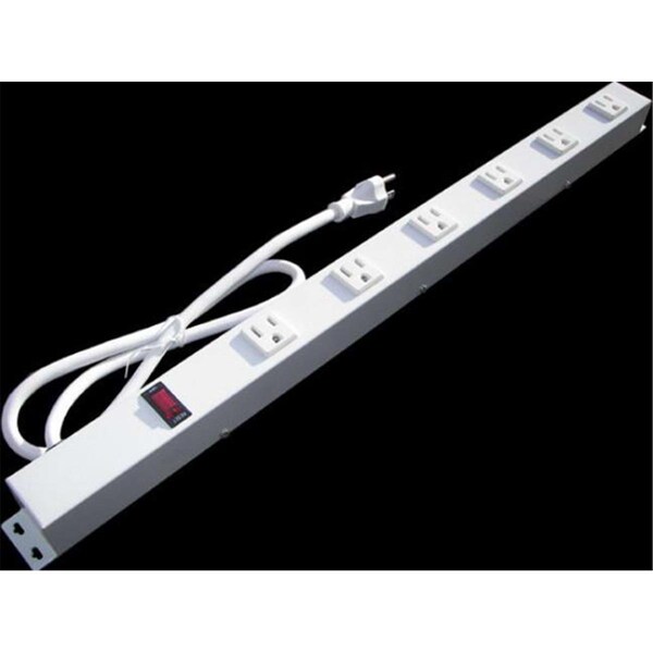 X1 24 in. 6-Outlet Metal Power Strip - EPS-2066W1