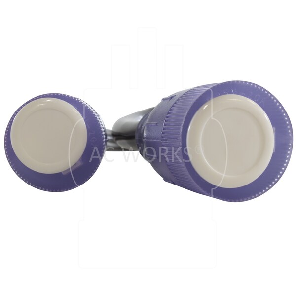 Ac Works 3ft 30A 125/250V NEMA 10-30 3-Prong Dryer Plug to Two NEMA 5-20 Household Connections - 1030Y520-036