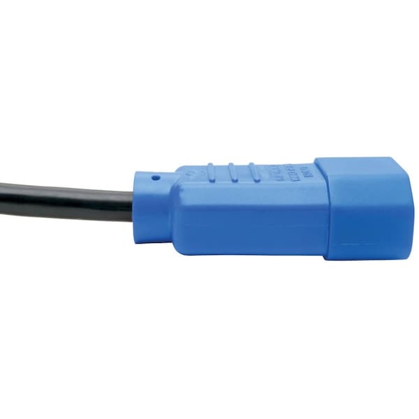 Tripp Lite Power Cord, C14 to C13, 10A, 18AWG, 4ft, Cord Length: 4 ft. - P004-004-BL