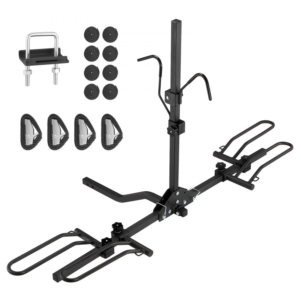 VEVOR 2-Bike Rack Hitch Mount Folding Carrier Car Truck SUV 1.25"/2" Receiver - GJZXCJTJSGJJ5RWDJV0