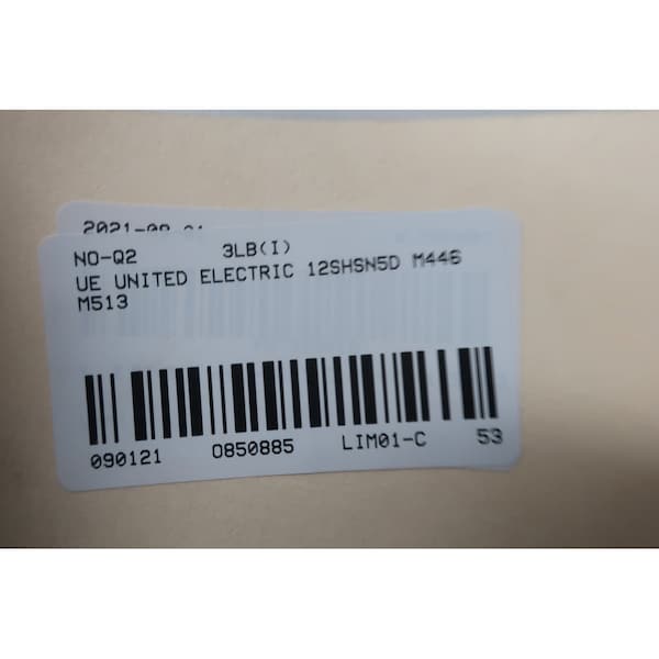 Interruptor de presión Ue United Electric de 100-350Psi - 12SHSN5D M446 M513