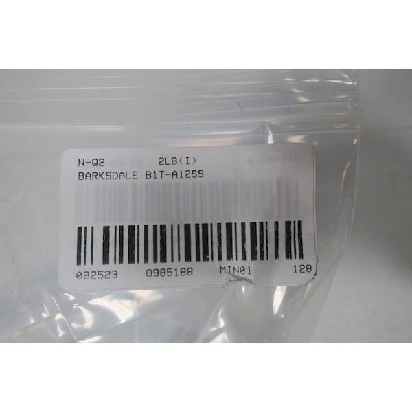 Interruptor de presión Barksdale 50-1200 PSI 125/250/480V-AC - B1T-A12SS
