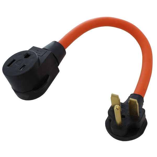 Ac Works NEMA 6-30 3-Prong Commercial HVAC Plug to 6-50 Welder Adapter - WD630650-018