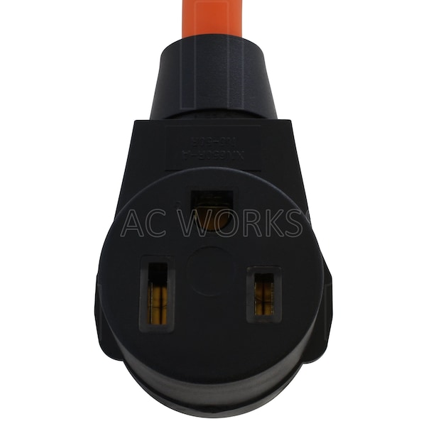 Ac Works NEMA 6-30 3-Prong Commercial HVAC Plug to 6-50 Welder Adapter - WD630650-018