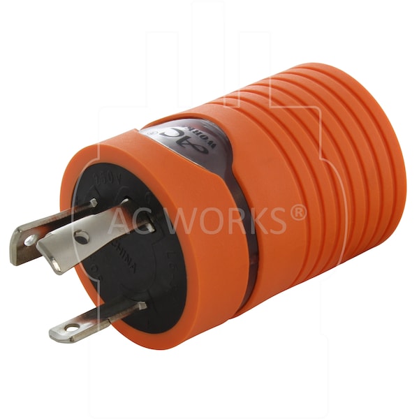 Ac Works Adapter L6-30P 30A 250V Plug to NEMA 6-15/20R 15/20A 250V Female Connector - ADL630620