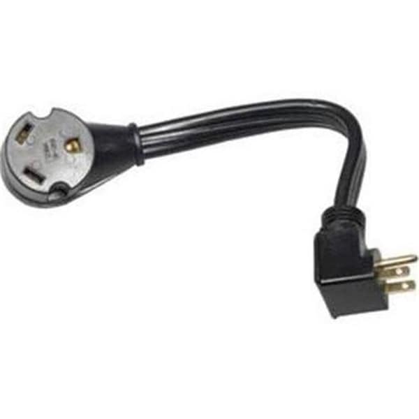 Arcon Arcon ARC-14246 12 in. 30 A Female to 15 A Male Flatwire; Pigtail Power Cord - ARC-14246