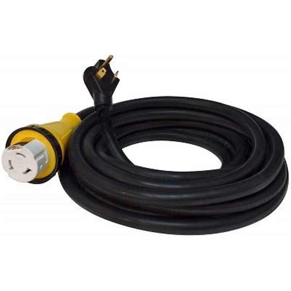 Valterra Products 36 ft. 50A Detachable Power Cord, Black - VLPA10-5036EDBK