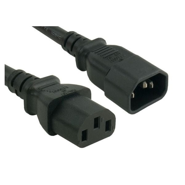 Sanoxy 15ft 16 AWG Computer Power Extension Cord IEC320 C13 to IEC320 C14 - SNX-CBL-PW119-1215