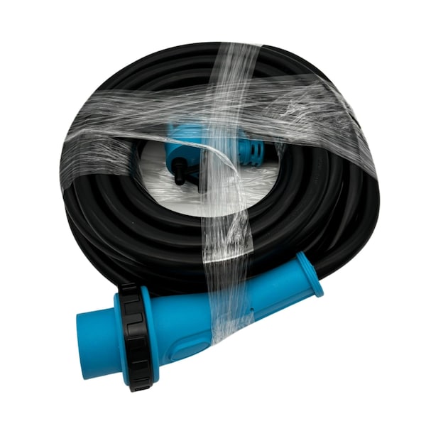 Connecticut Electric Cold Weather Extension Cord, 10 AWG, Indoor/Outdoor, 10/3, Black/Blue, Nylon, 30 ft - HEPC3030CFE