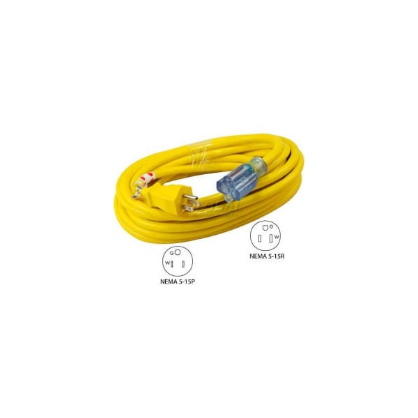 Conntek SJTW Extension Cord, 12 AWG, Outdoor, 12/3, 100 ft - 20251-100