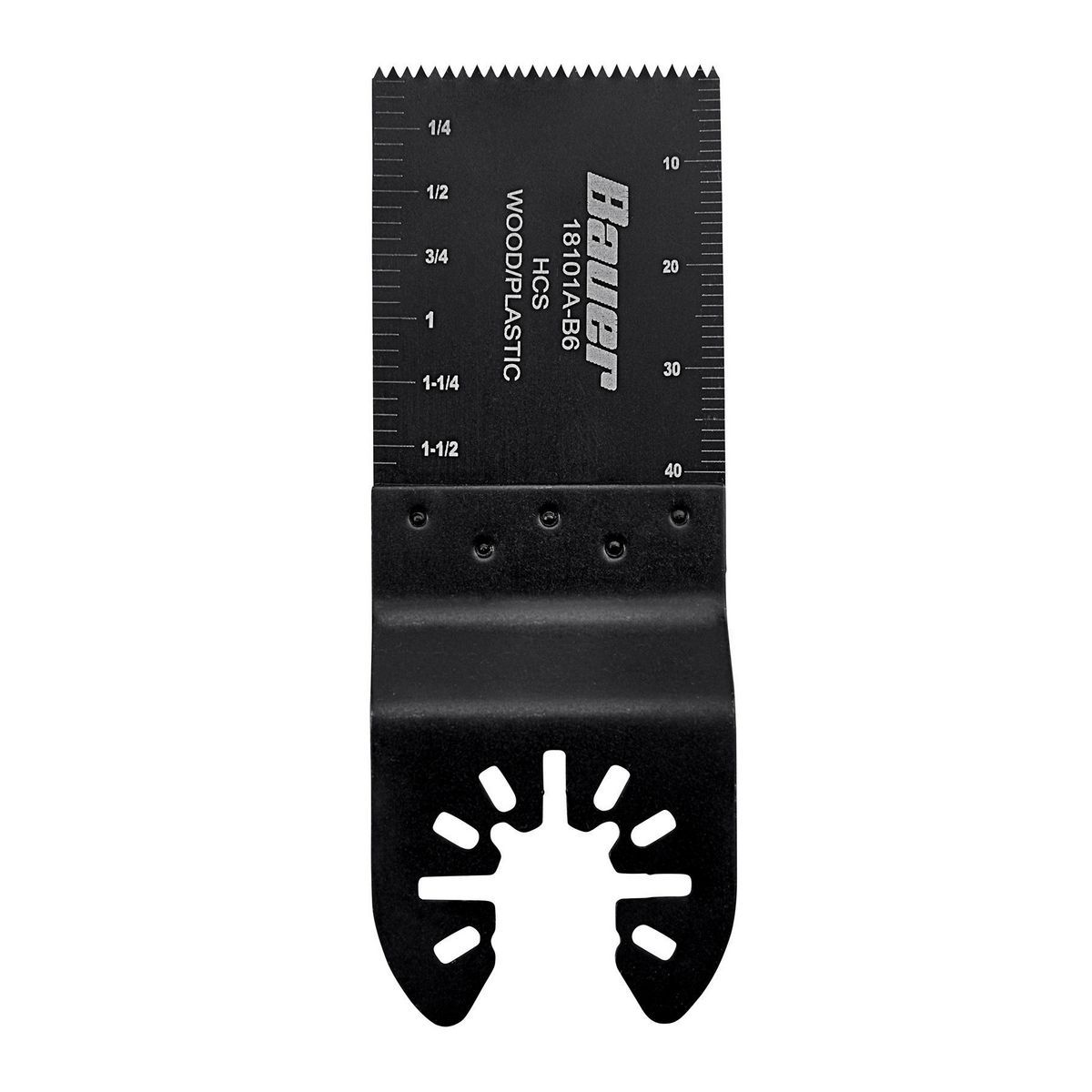 Cuchilla de corte en pico/plano de acero al alto carbono de 1-3/8 pulgadas para herramientas múltiples oscilantes de Bauer - 64949
