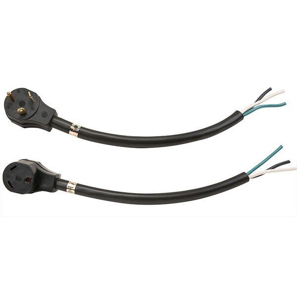 Overtime 30 ft. 30A Power Cord Male Adapter for Connecting - OV361014