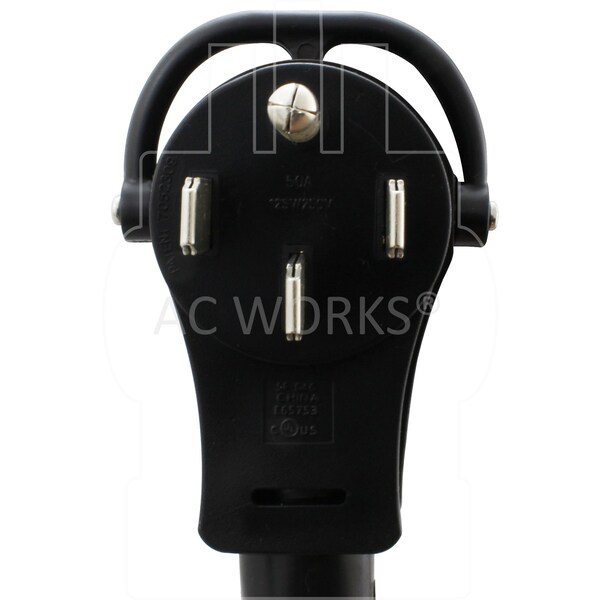 Ac Works 50ft RV 50A Detachable Power Supply Cord with Power Indicator - S1450SS2-050