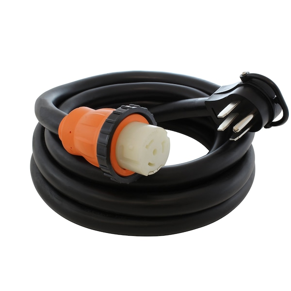 Ac Works 50ft RV 50A Detachable Power Supply Cord with Power Indicator - S1450SS2-050