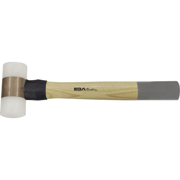 Ega Master NYLON HAMMER Ø 55 HICKORY HANDLE NON SPARKING  Cu-Be - 35930