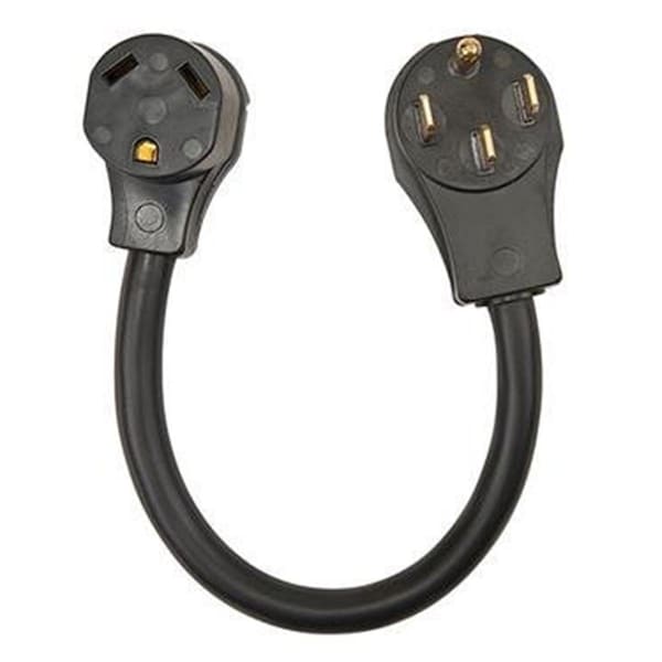 Overtime 18 in. Adapter 50A Male -30A Female Power Cord - OV362963