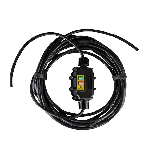 Ericson GFCI GFCI Extension Cord, Black, 25 ft - XG2R-12-25BB-MR-LP