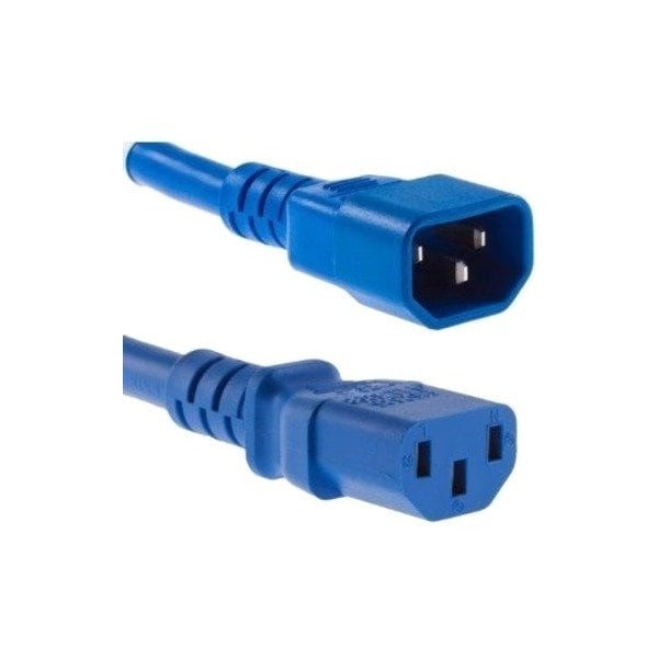 Unirise Usa 3.5Ft Power Cord C13-C14 10Amp Blue - PWRC13C143.5FBLU