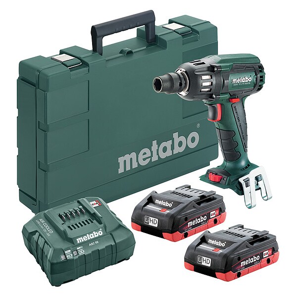 Metabo 18V 1/2" - SSW18 LTX 400 BL 2x 3.1Ah LiHD kit