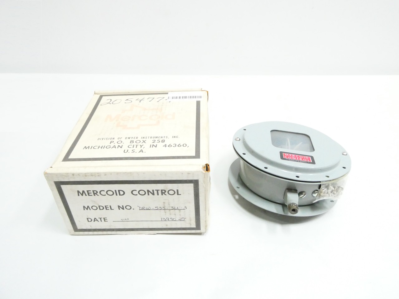 MERCOID DRW-533-3U-3 0-10PSI 120/240V-AC PRESSURE SWITCH - MRO INDUSTRIAL