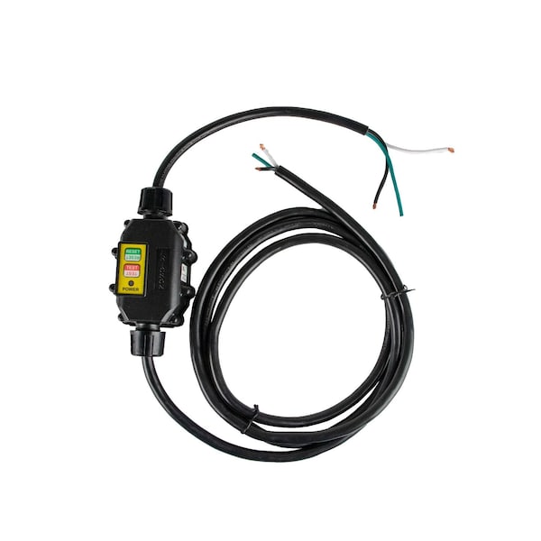 Ericson GFCI GFCI Extension Cord, Black, 4 ft - XG2R-12-4BB-MR