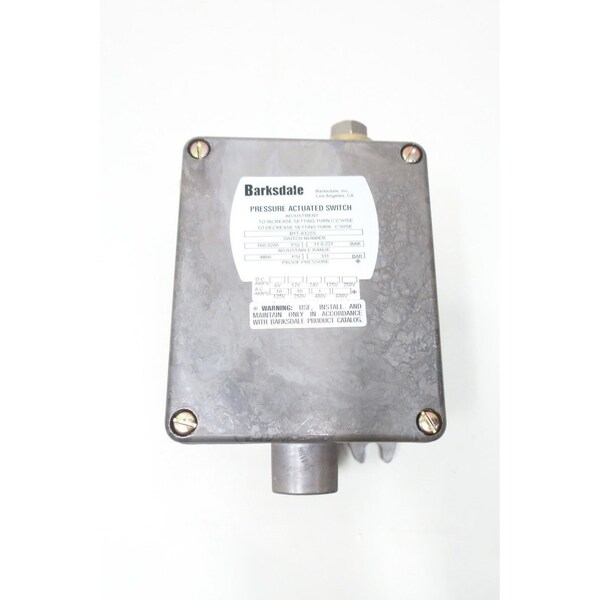 Interruptor de presión Barksdale ACTIVADO de 160 a 3200 PSI 125/250/480V-AC - B1T-A32SS