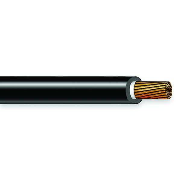 Carol Portable Cord, SC, 6 AWG, 1 C, Black, EPDM Rubber, Stranded, 600V, Indoor/Outdoor - 01108.41T.01