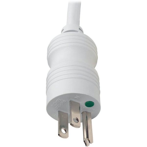 Tripp Lite Surge Protector Strip, 4 Outlet, White - SPS415HGULTRA