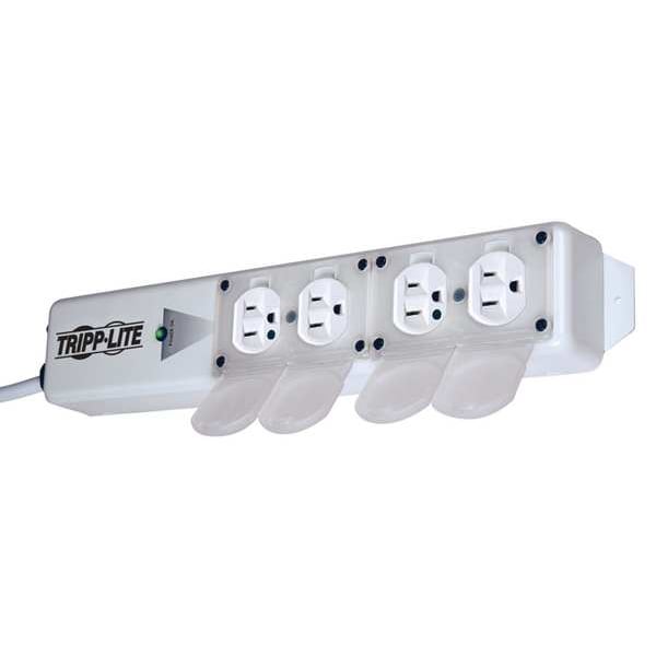 Tripp Lite Surge Protector Strip, 4 Outlet, White - SPS415HGULTRA