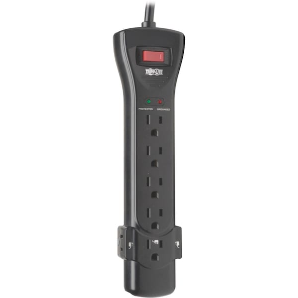Tripp Lite Surge, 7 Outlet, 25ft cord, 2160J, Black - SUPER725B