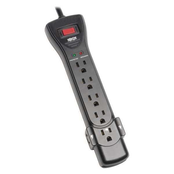 Tripp Lite Surge, 7 Outlet, 25ft cord, 2160J, Black - SUPER725B