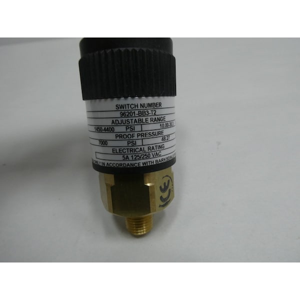 Interruptor de presión Barksdale 1/4IN 7000PSI 125/250V-AC - 96201-BB3-T2