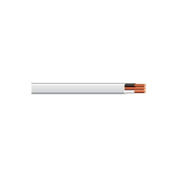 Southwire NM-B, Non-Metallic Building Cable, Copper, 14 AWG, 2C with Ground, Solid, 50 ft - 28827422