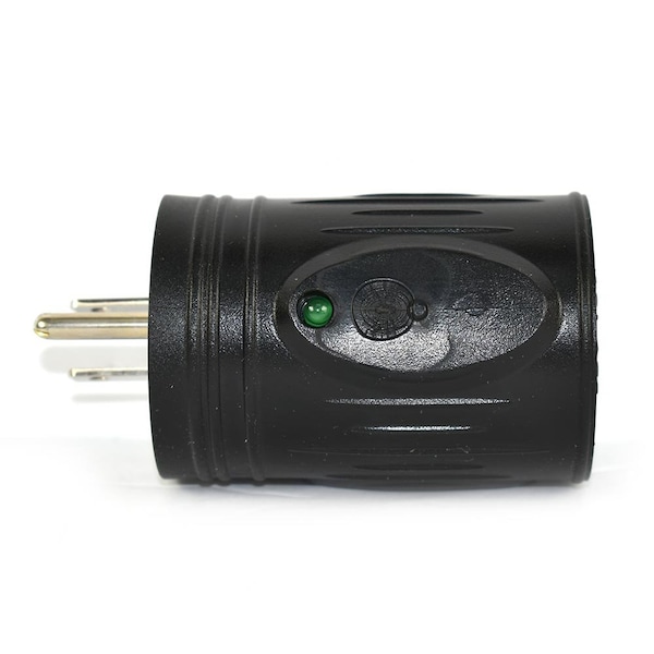 Superior Electric 15 Amp NEMA 5-15 Male Plug to 30 Amp L5-30 Female Connector - Block Plug Adapter - RVA1622