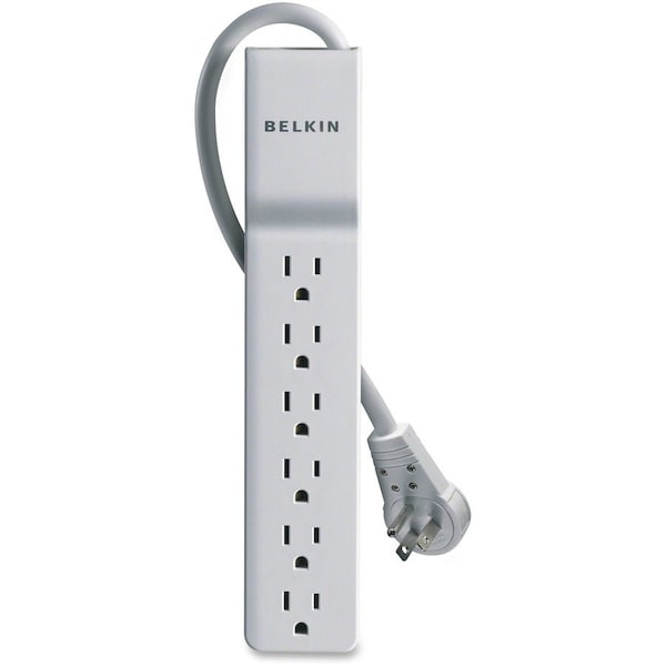 Belkin Surge Protector, 6 Outlet, 720 Joules, 8' Cord, Black - BLKBE10600008R