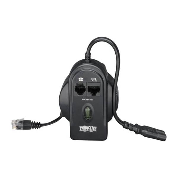 Tripp Lite Surge, In-Line, C8, 2-Prong, 306J, Modem - TRAVELERC8