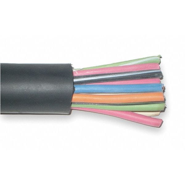 Carol Portable Cord, SOOW, 16 AWG, 12 C, Black, EPDM Rubber, Stranded, 600V, Indoor/Outdoor - 09612.99.01