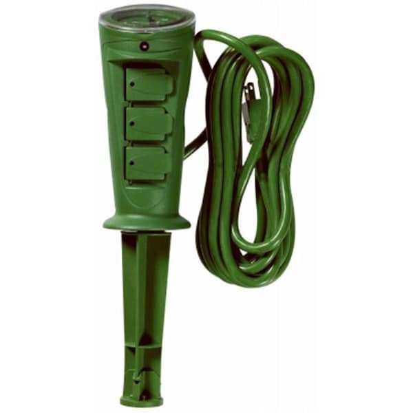 Southwire Southwire-Coleman Cable 224249 3 Outlet - Outdoor Power Strip Timer - 224249