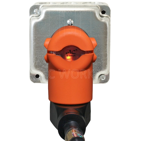 Ac Works NEMA 6-30 3-Prong Commercial HVAC Plug to 6-50 Welder Adapter - WD630650
