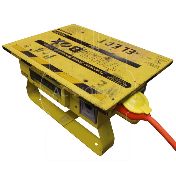 Ac Works 1.5FT 50A CS6365/ SS2-50P Locking Plug to NEMA 6-20R 15/20A 250V Outlet with 20A Breaker - SS2CB620